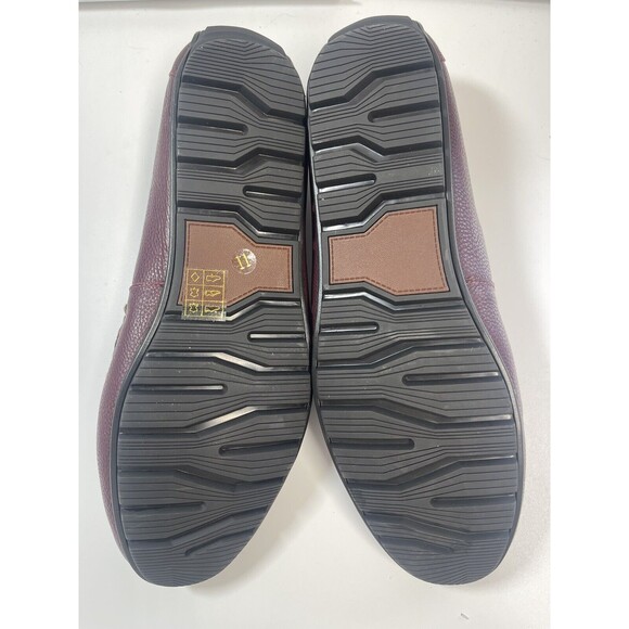 Zanzara Men’s Pebbles Leather Slip On Loafers In Burgundy Sz 11 New W/O Tag main image 8